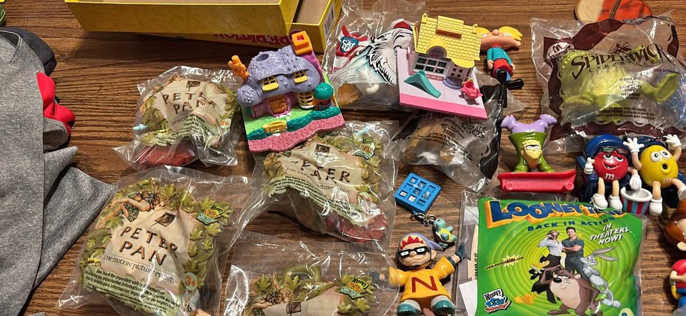 Old happy meal toys