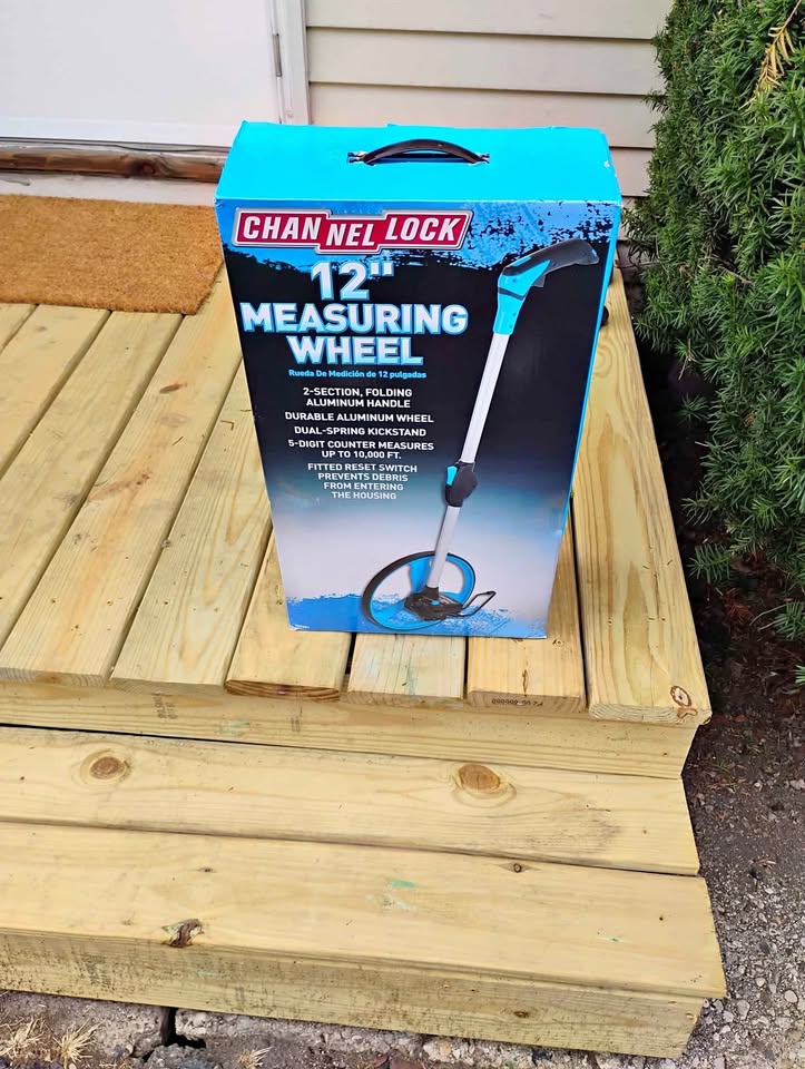 Channel lock 12 inch measuring wheel