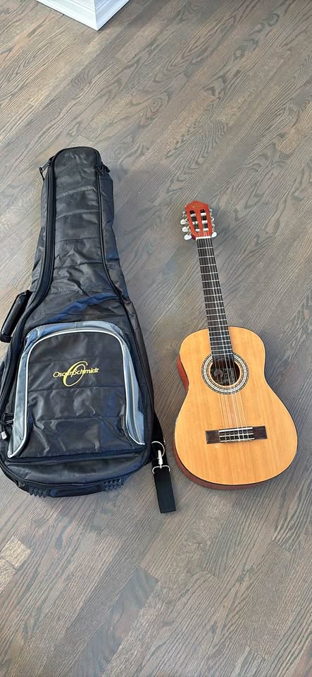 Oscar Schmidt Acoustic Guitar and Case